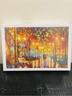 NWT 1000 Piece Puzzle of Fine Art “Rainy Day Walk” by Leonid Afremov